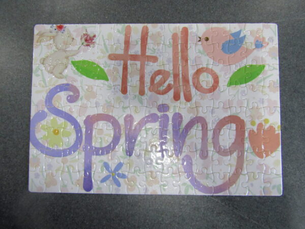 puzzle A4 Hello spring